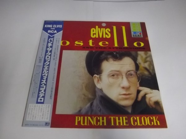 [LP] Elvis Costello Elvis Costello/Punch The Clock Obi Good RPL-8211