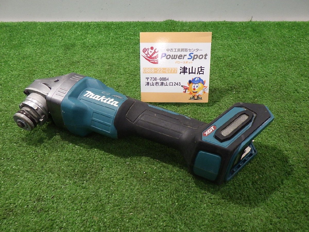 マキタ 充電式ディスクグラインダー GA001G 本体のみ Makita 大工道具 研削 研磨機 動作確認済 現状渡し品 中古品 240109