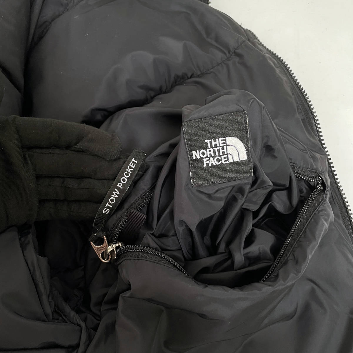 中古☆THE NORTH FACE ヌプシ 608546 ダウンジャケット ブラック サイズL 黒 ノースフェイス_画像6