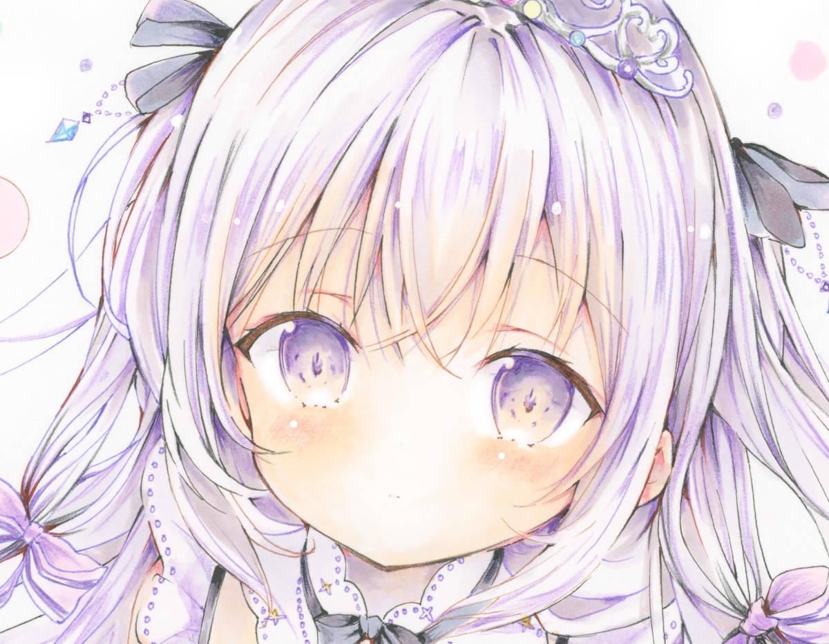 ◇Drop◇創作 原画 オリジナル 手描きイラスト かわいい 女の子 ◇Drop◇創作 原画 オリジナル 手描きイラスト かわいい 女の子