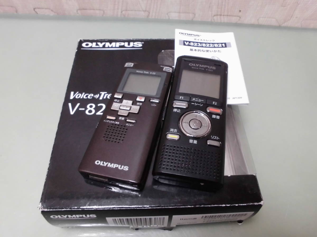 OLYMPUS ICレコーダー VoiceTrek V-823＆V22　２点ジャンク品_画像1