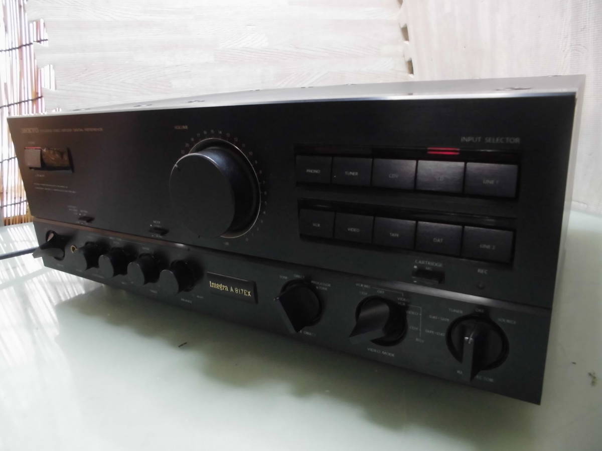 重い ONKYO/オンキョー Integra A-817EX プリメインアンプ 音 重い ONKYO/オンキョー Integra A-817EX プリメインアンプ 音
