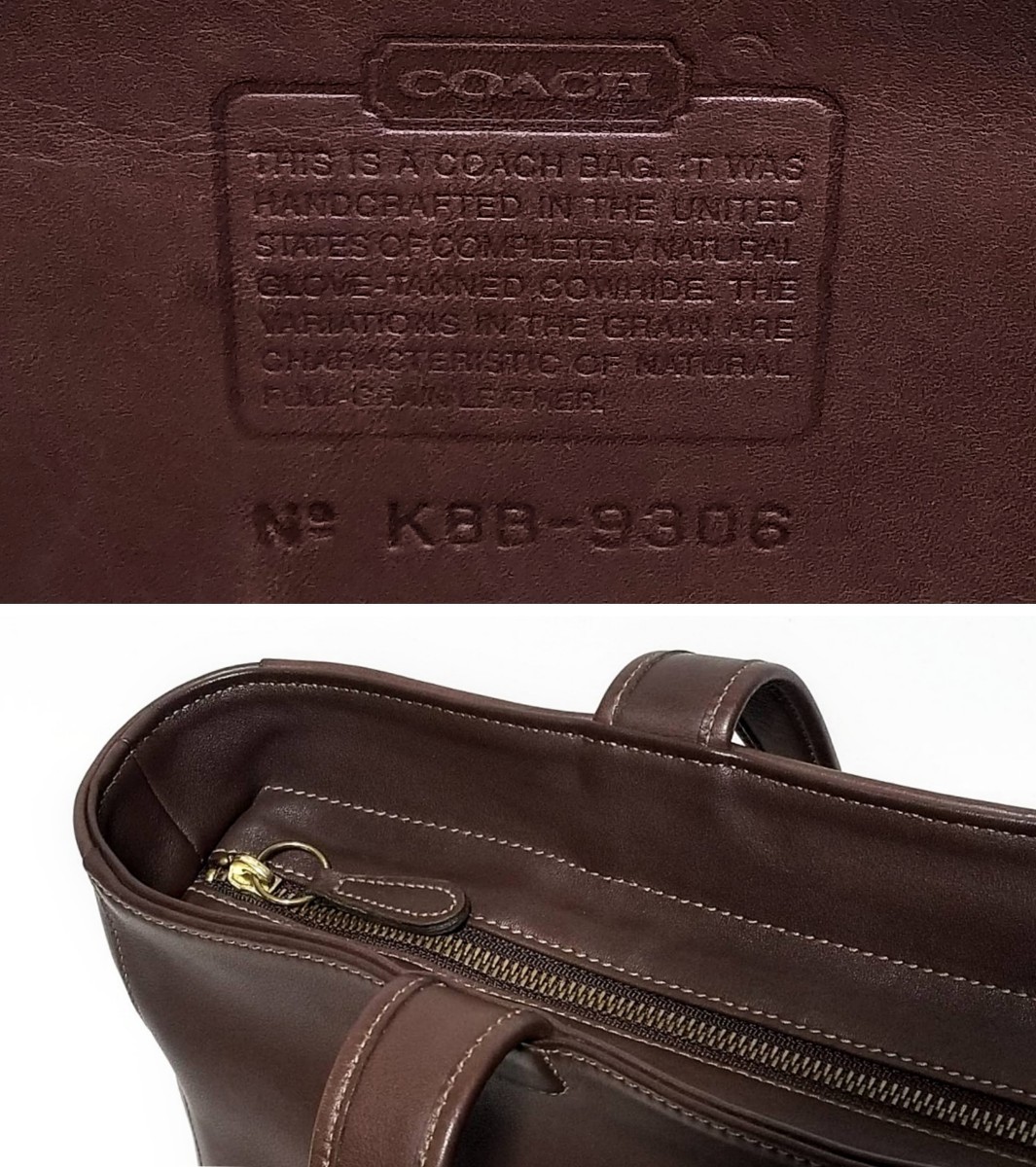 激激レア★美品 COACH コーチ トートバッグ A4 ブラック 焦茶 入手困難 メンズバッグ オールドコーチ USA ビジネスバッグ 肩掛け 本革 鞄_画像10