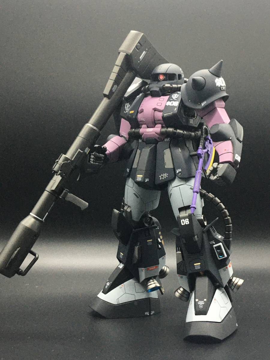 Yahoo!オークション - MG 1/100 MS-06R-1A 黒い三連星 高機動型 Yahoo!オークション - MG 1/100 MS-06R-1A 黒い三連星 高機動型