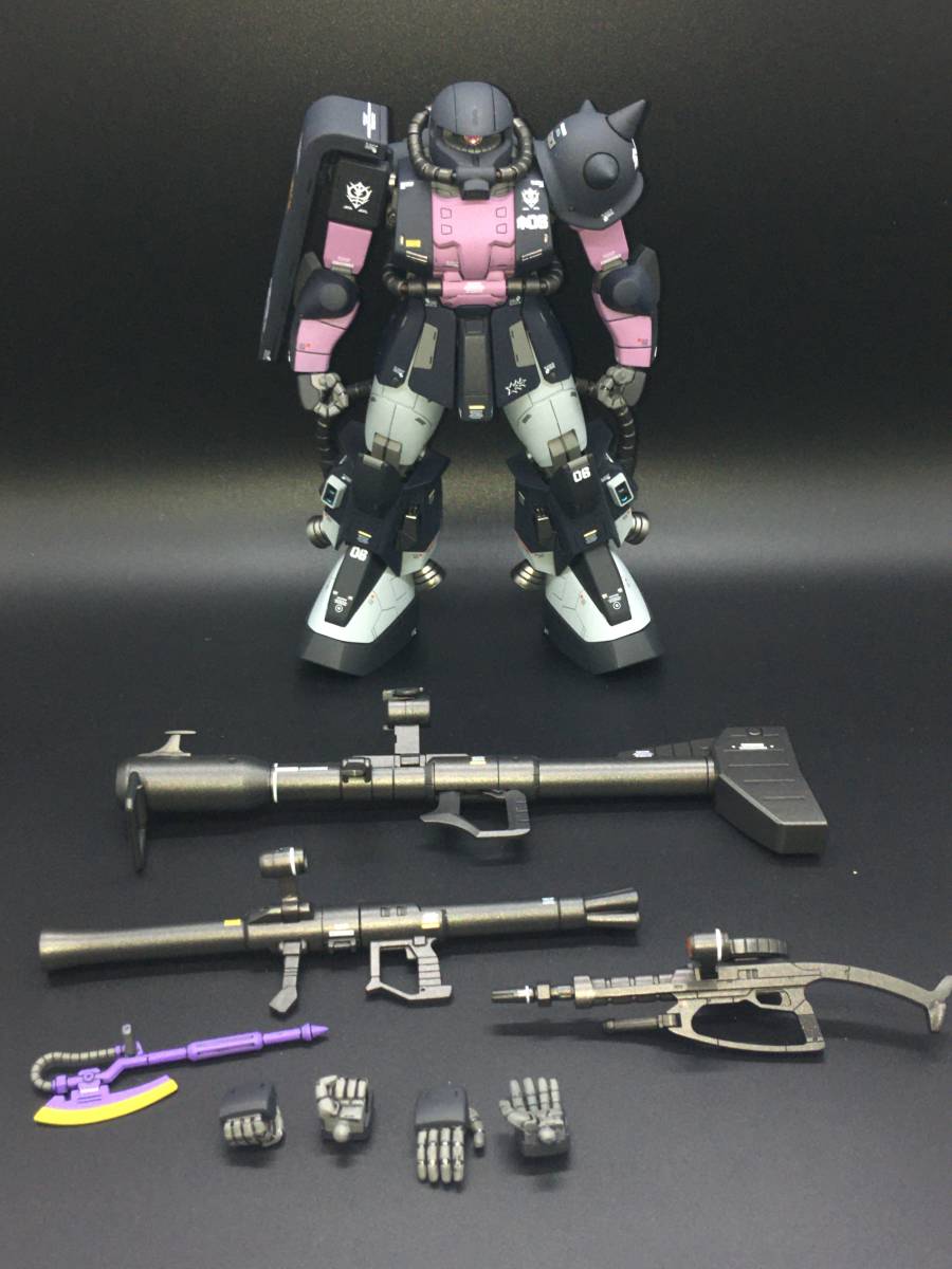 Yahoo!オークション - MG 1/100 MS-06R-1A 黒い三連星 高機動型 Yahoo!オークション - MG 1/100 MS-06R-1A 黒い三連星 高機動型