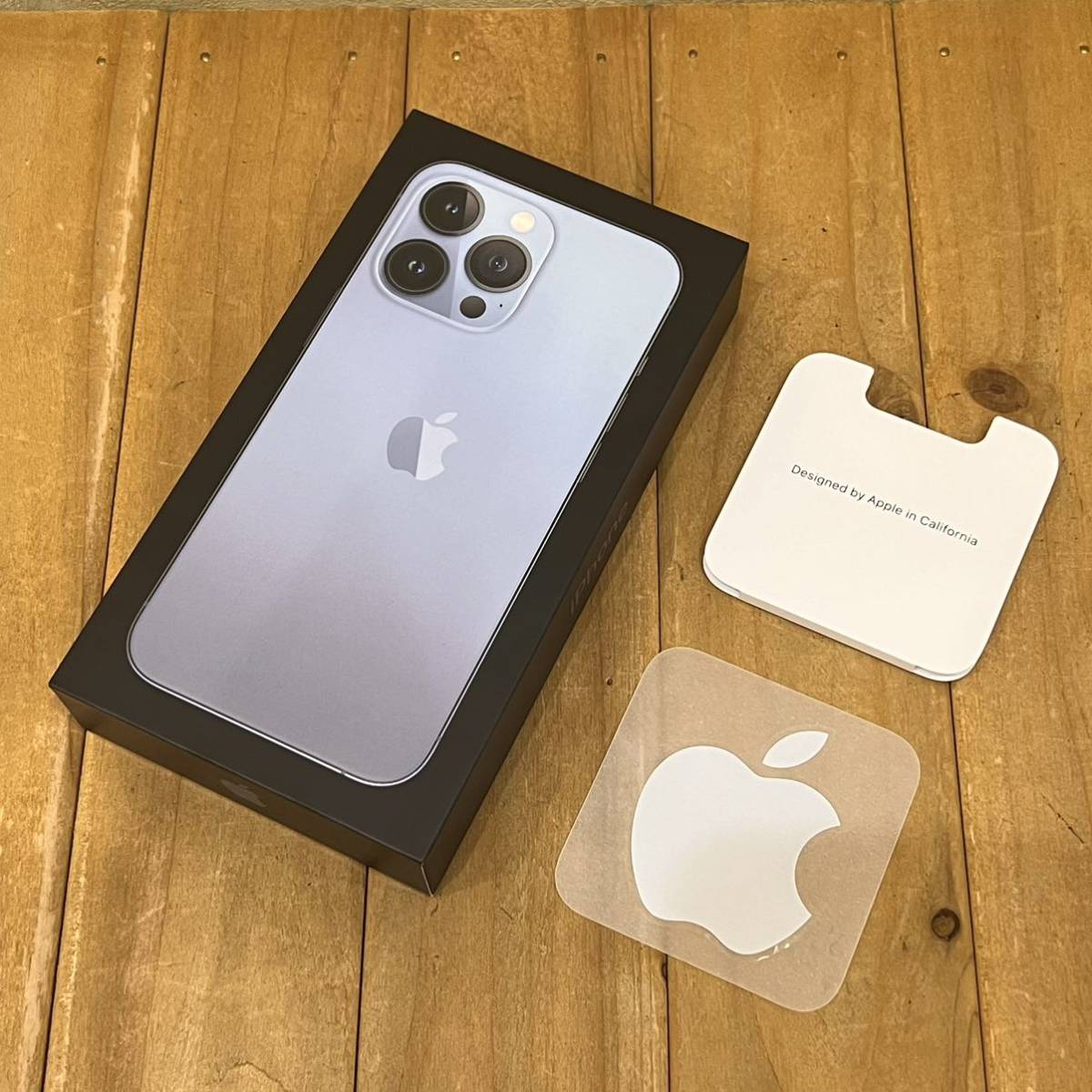 ◆iPhone13Pro 256GB 空箱 シエラブルー Appleシール付き 保管品◆_画像1