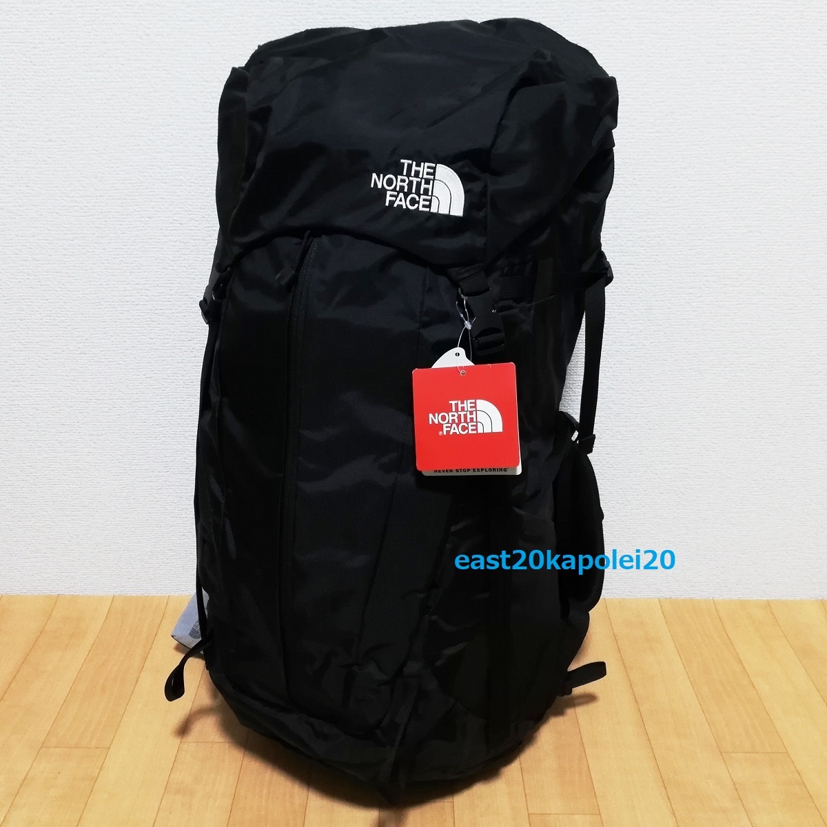 新品 THE NORTH FACE TELLUS 33 ノースフェイス テルス バックパック リュック ザック K ブラック 未使用 アウトドア トレッキング NM61510_画像3