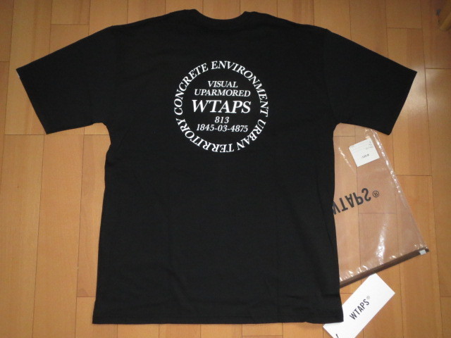 送料無料 即完売 希少ビッグサイズ 05 XXL WTAPS URBAN TRANSITION Tシャツ BLACK 正規品 日本製 新品未使用 タグ付 撮影採寸の為開封