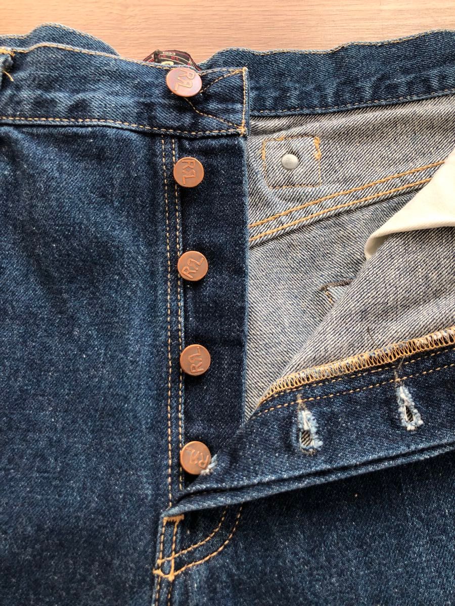 RRL ラルフローレン ダブルアールエル 三ツ星 デニム90s 希少 激 RRL ラルフローレン ダブルアールエル 三ツ星 デニム90s 希少 激
