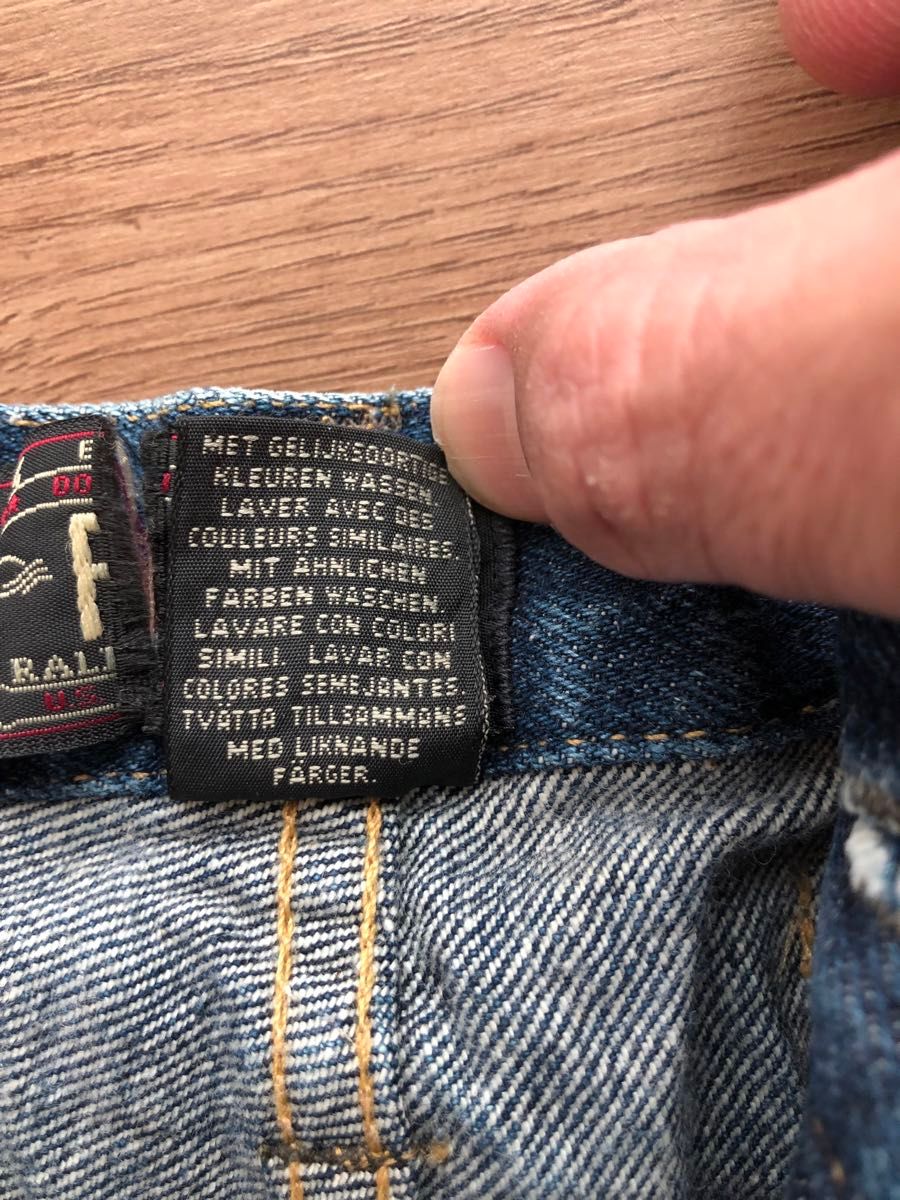 RRL ラルフローレン ダブルアールエル 三ツ星 デニム90s 希少 激 RRL ラルフローレン ダブルアールエル 三ツ星 デニム90s 希少 激