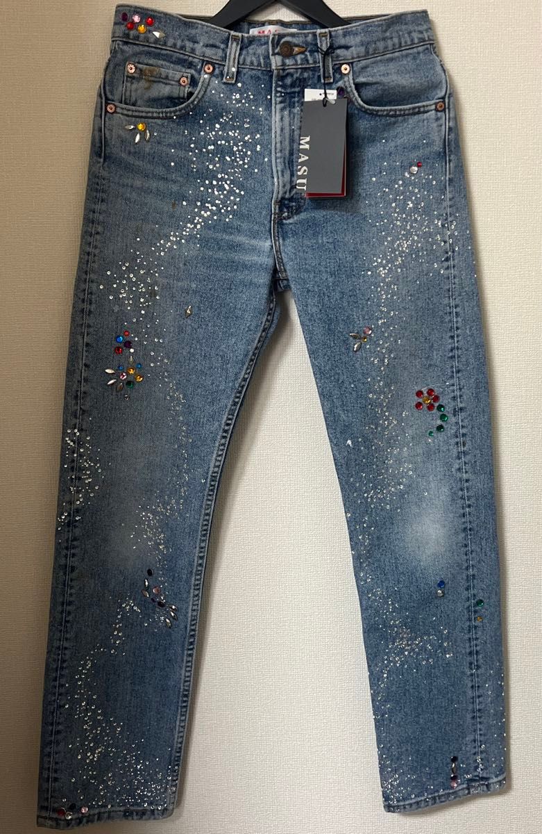 W30 masu galaxy jeans スタッズ　エムエーエスユー boys land ギャラクシージーンズ　Levi's