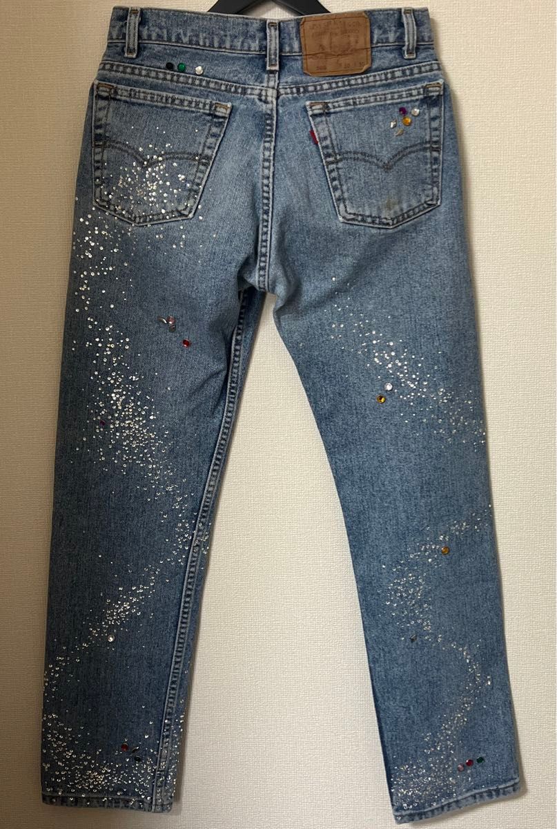 W30 masu galaxy jeans スタッズ　エムエーエスユー boys land ギャラクシージーンズ　Levi's