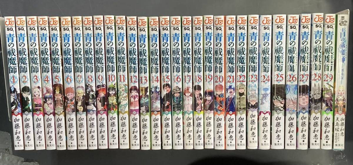 【送料無料】青の祓魔師 1~29巻＋劇場版小説　集英社　加藤知恵　著　青のエクソシスト　240109m_画像1