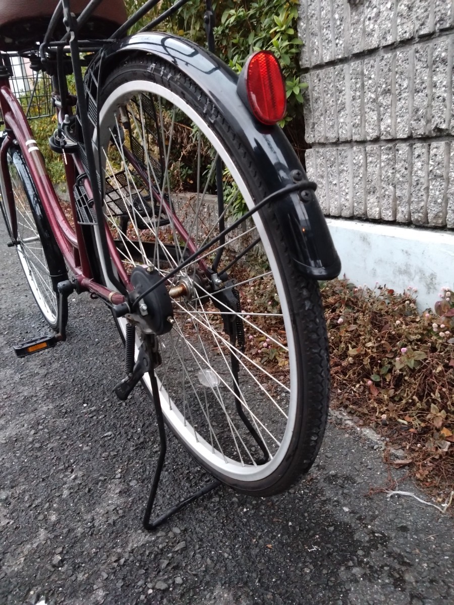 26インチ ピカピカ 街乗り 乗りやすい 通学 通勤 軽快車_画像6