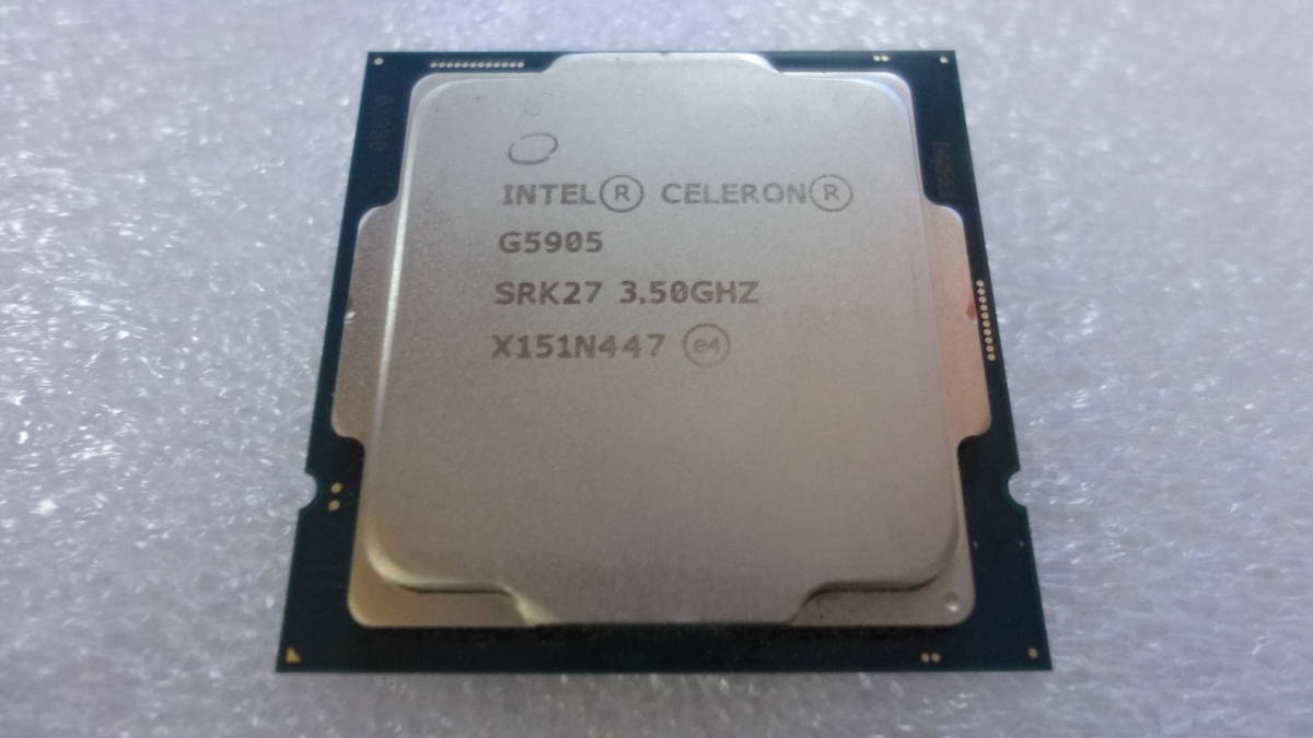 Celeron G5905 インテルCPU LGA1200ソケット 中古動作品 その4の画像4