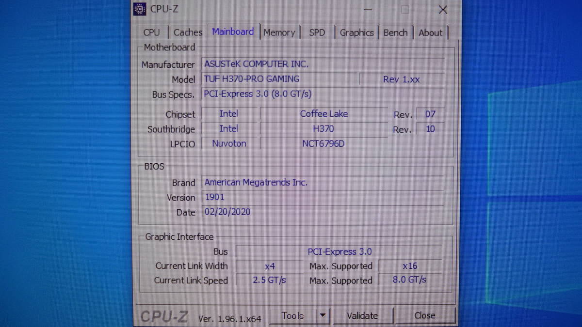 ASUS TUF H370 PRO GAMING ATXマザーボード CPUソケット：LGA1151 中古 付属品I/Oパネル・ネジ・SATAケーブル その3_画像8