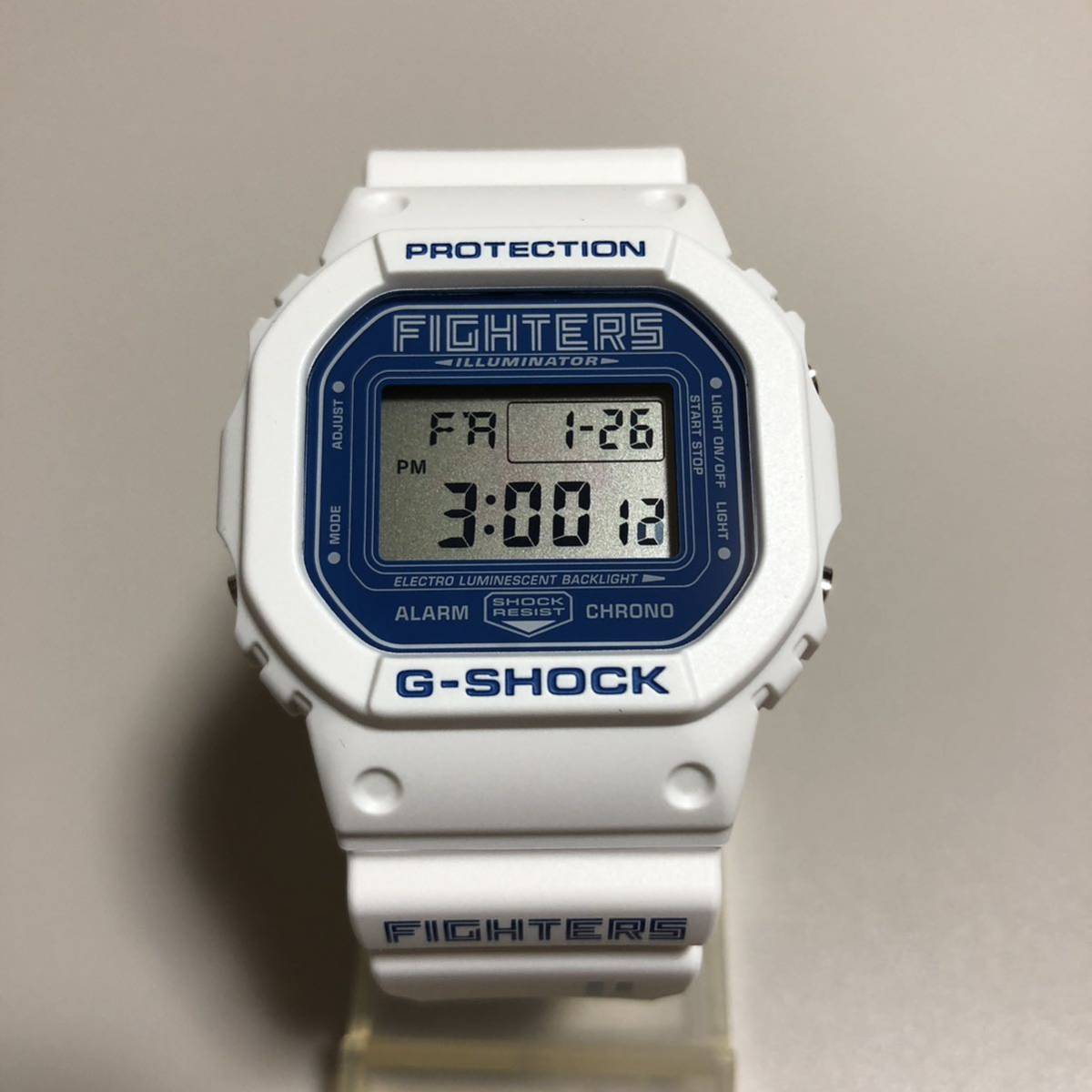 【未使用】G-SHOCK × 北海道日本ハムファイターズ 日ハム ファイターズ DW-5600 2023年 トリコロール コラボ_画像2