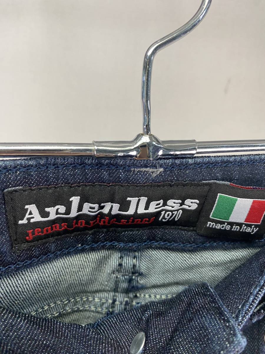 ARLENNESS アレンネス レディースデニムパンツ BLACKBLUE 36サイズ 新品未使用 バイク ジーンズパンツ ジーパン MADE IN ITALY_画像10