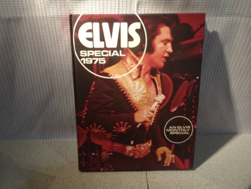 ■エルヴィス・プレスリー 「ELVIS SPECIAL 1975」 写真 ファン コレクター レア 古本 英語_画像1