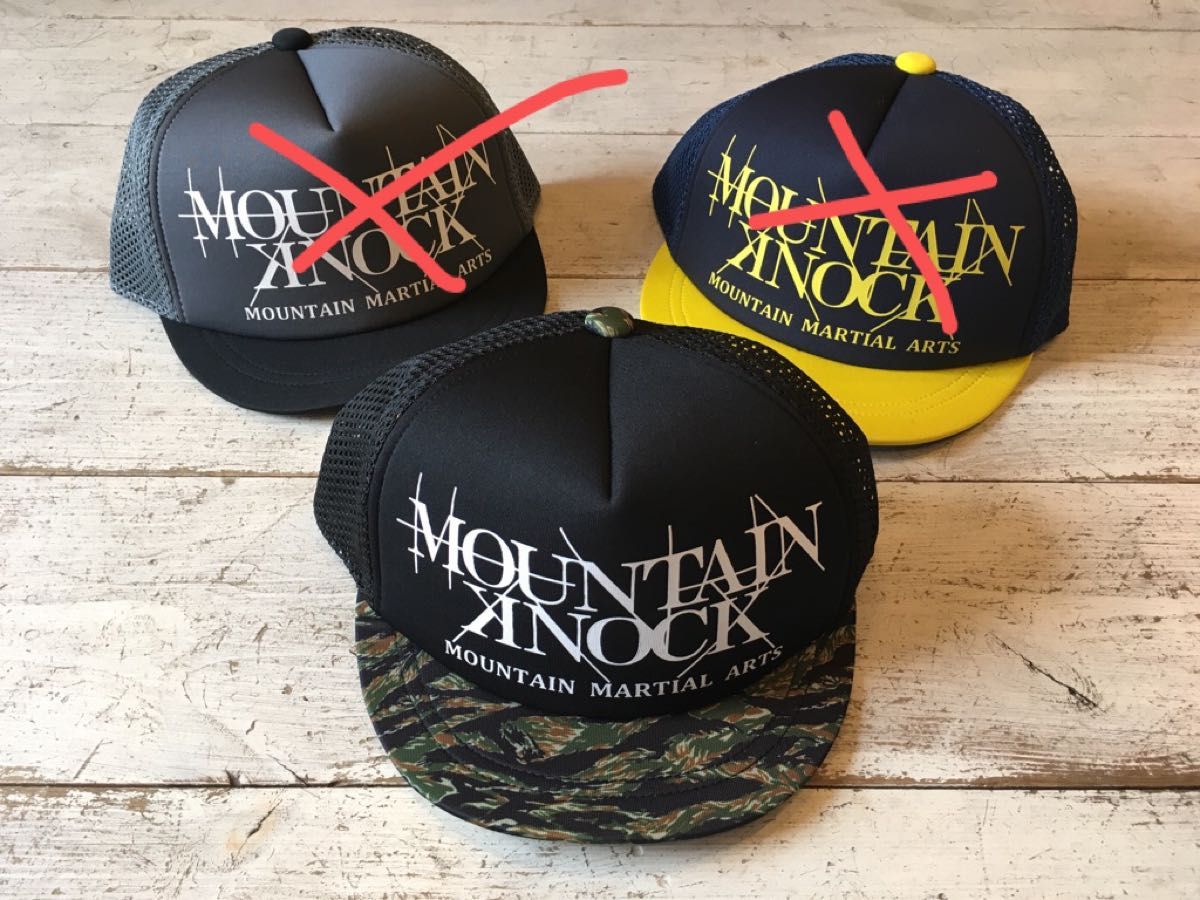 ハンガーノック マウンテンマーシャルアーツ コラボ cap メッシュキャップ mma hungerknock