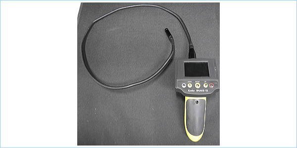 [DSE] (中古品)現状品 ケンコー LEDライト付防水 スネイクカメラ SNAKE-12 フレキシブルチューブ 2.4型液晶モニター_画像1