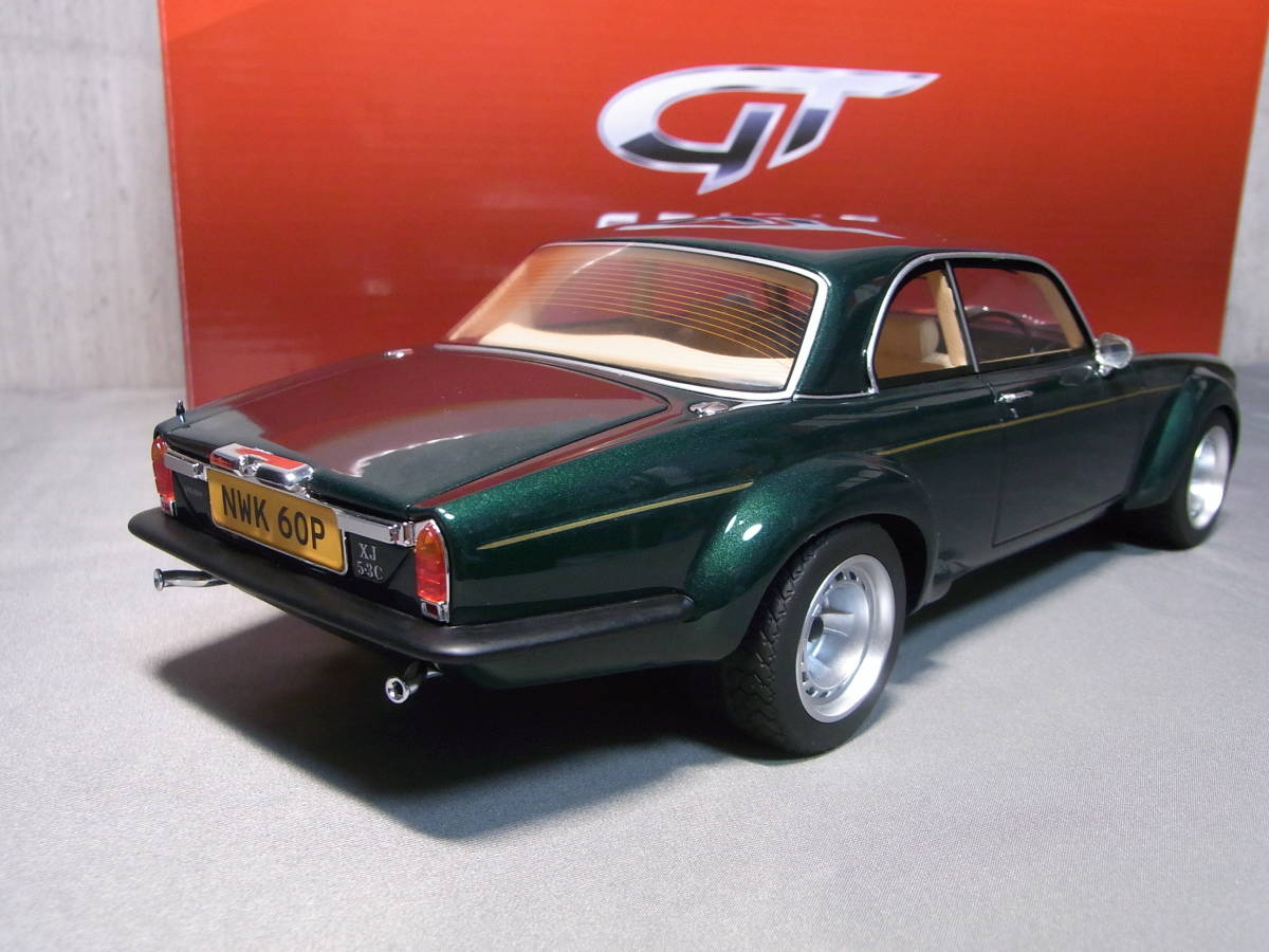 ★マニア垂涎!★Jaguar XJ12 5.3 Coupe Broadspeed the Avengers 1/18【ジャガー XJ12 ブロードスピード 深緑】★美品!★GT spirit GTS135