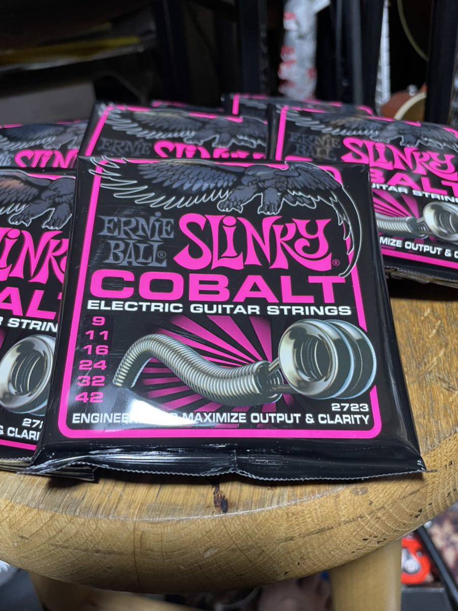 8セット　ERNIE BALL ( アーニー・ボール ) Cobalt Super Slinky #2723 09-42_画像2