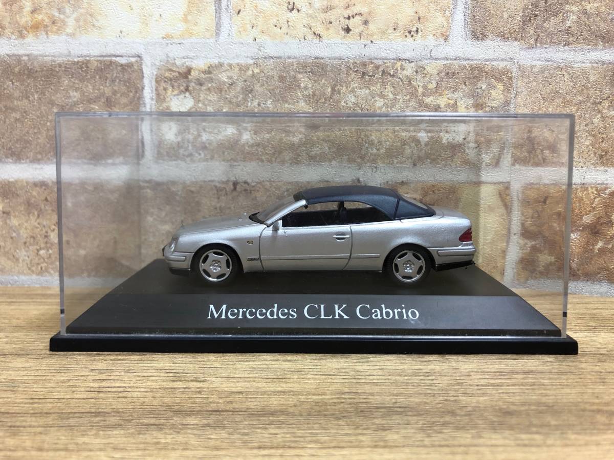 【保管品】schuco シュコー Mercedes CLK Cabrio メルセデスベンツ ミニカー ケース入_画像1