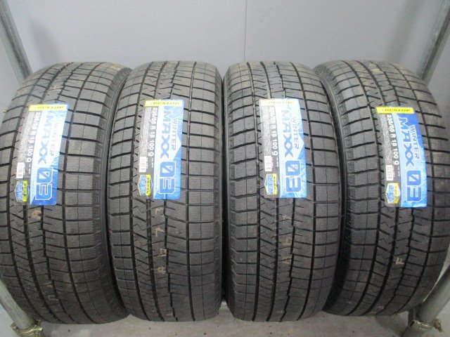 BN542☆在庫有り　新品タイヤ スタッドレス　235/55R18 冬4本価格！DUNLOP WM03 法人宛/営業所止め送料無料_画像1