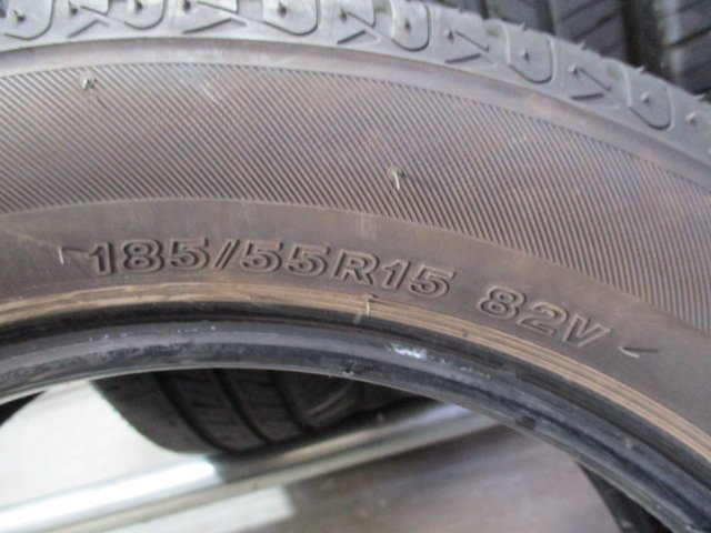 R6 中古タイヤ サマー 185/55R15 夏4本価格！2022年製 SEIBER LING 法人宛/営業所止め送料無料 Bb パッソ フィットの画像4