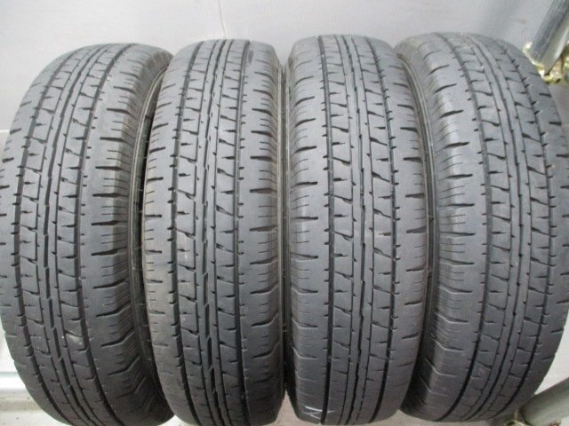 R35　中古タイヤ サマー 165R13 8PR LT 夏4本価格！DUNLOP VAN01 2023年製 法人宛/営業所止め送料無料 プロボックス サクシード_画像1