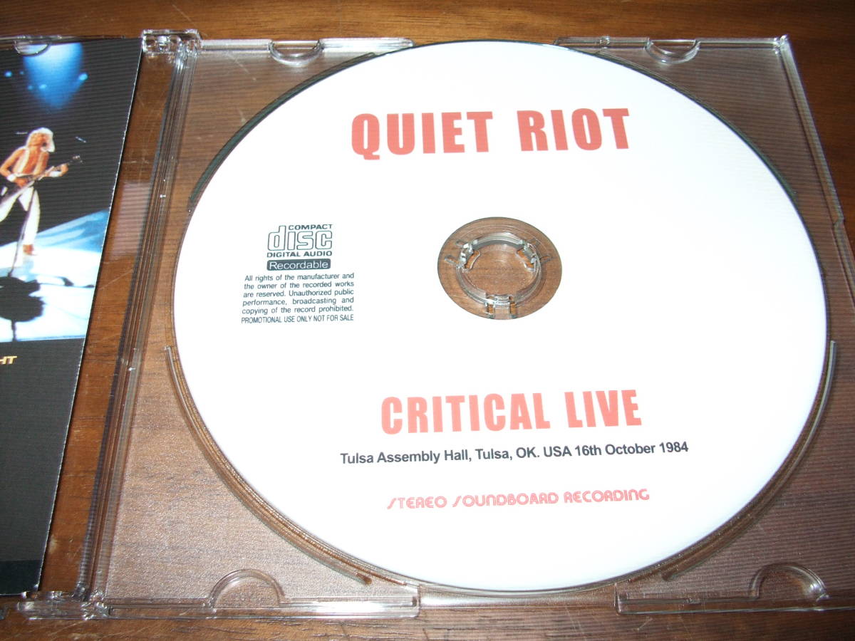 Quiet Riot《 Critical Live 》★ライブの画像2