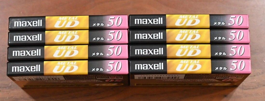 新品未開封 maxell Metal UD 50分 8個セット Type4 メタルポジションカセットテープ