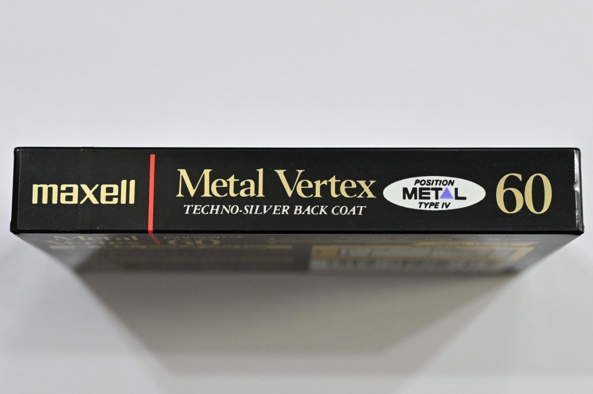 未使用未開封　maxell　カセットテープ　メタルポジション　Metal Vertex 60　MV60　メタルテープ