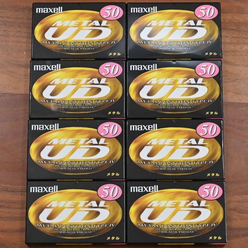 新品未開封 maxell Metal UD 50分 8個セット Type4 メタル 新品未開封 maxell Metal UD 50分 8個セット Type4 メタル