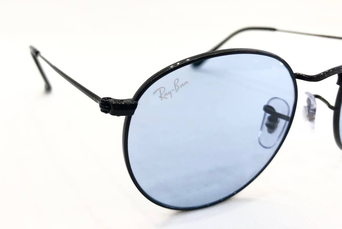 RB3447 002/64 50-21 国内正規品 Ray-Ban レイバン ラウンドメタル ROUND METAL WASHED LENSES ライトカラー 正規保証書付きの画像5