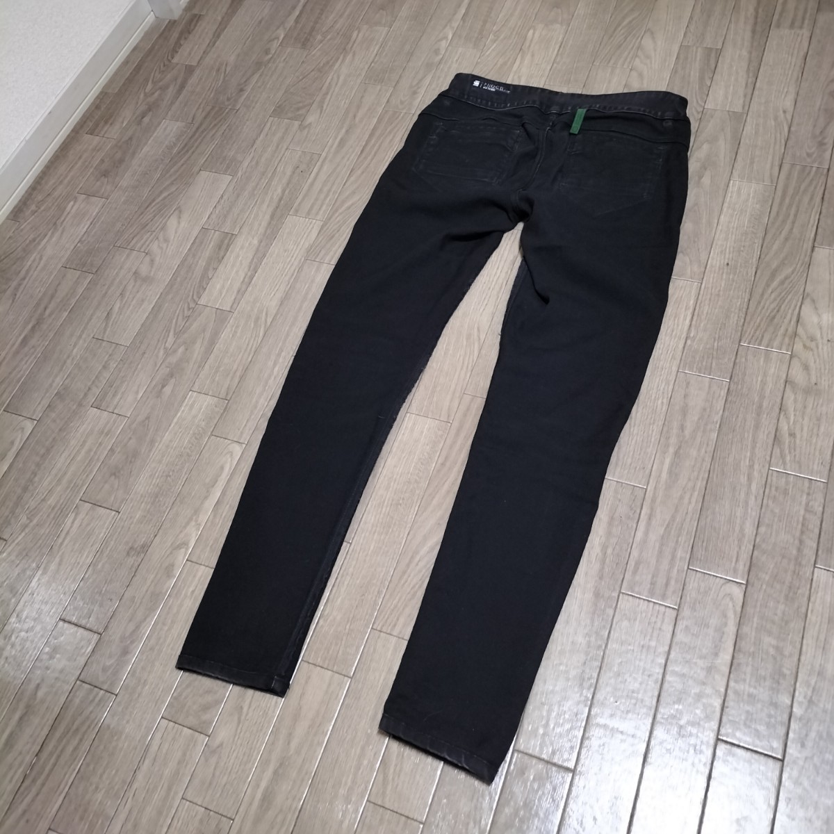 ★G-STAR RAW MIDGE CODY MID SKINNY スキニーデニム ブラックジーンズ ストレッチパンツ サイズ26 ジースターロウ ミッジコーディ 古着の画像5