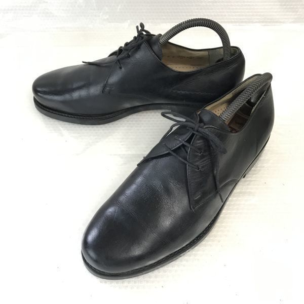 70s-80s/Vintage/美品★ハインリッヒ ディンケラッカー/APOLLO/アポロ★プレーントゥ【7G/25.5/黒/BLACK】ビジネス/dress shoes◆pH-81