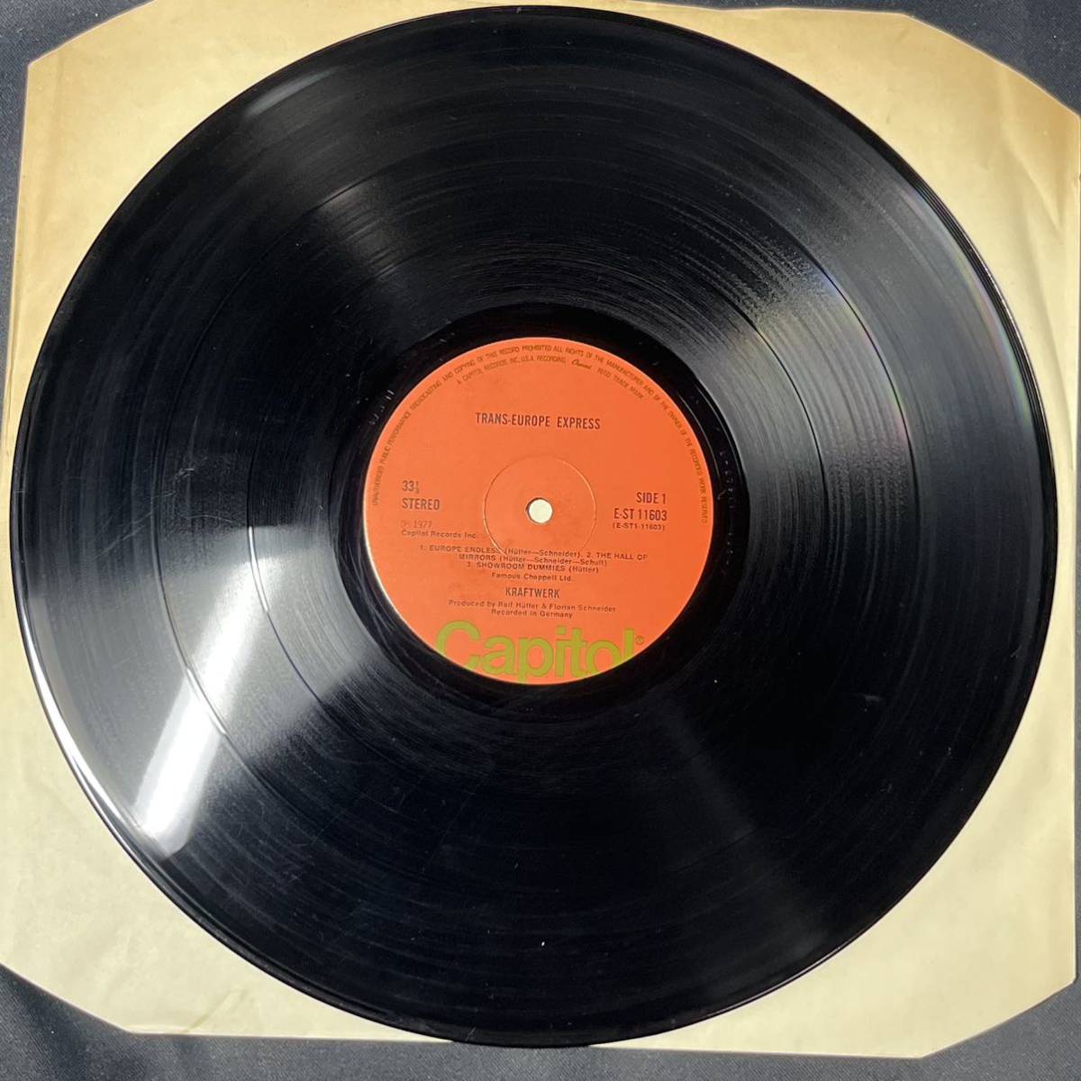 Kraftwerk クラフトワーク 【TRANS-EUROPE EXPRESS】 レコード LP_画像4