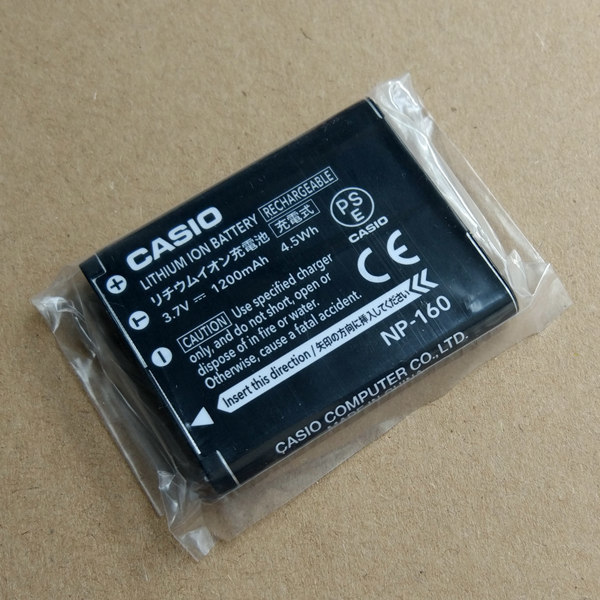 [Casio подлинный] Аккумулятор аккумуляторной батареи литий-ионной аккумуляторной батареи (NP-160), подлинный продукт для домашнего.