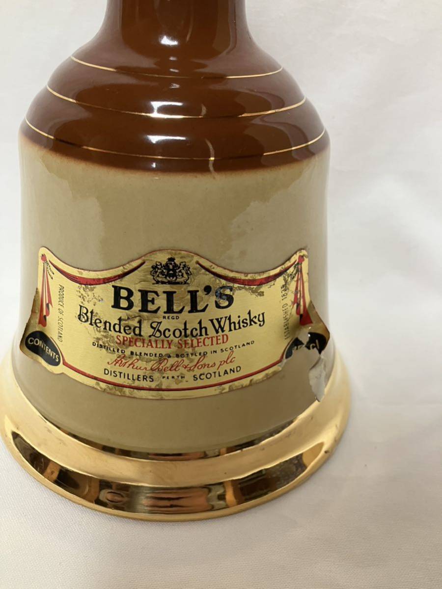 【未開栓】 BELL’S Blended SCOTCH WHISKY ベルズ 古酒 750ml 43％ スコットランド ウイスキー スコッチ ベル型_画像2