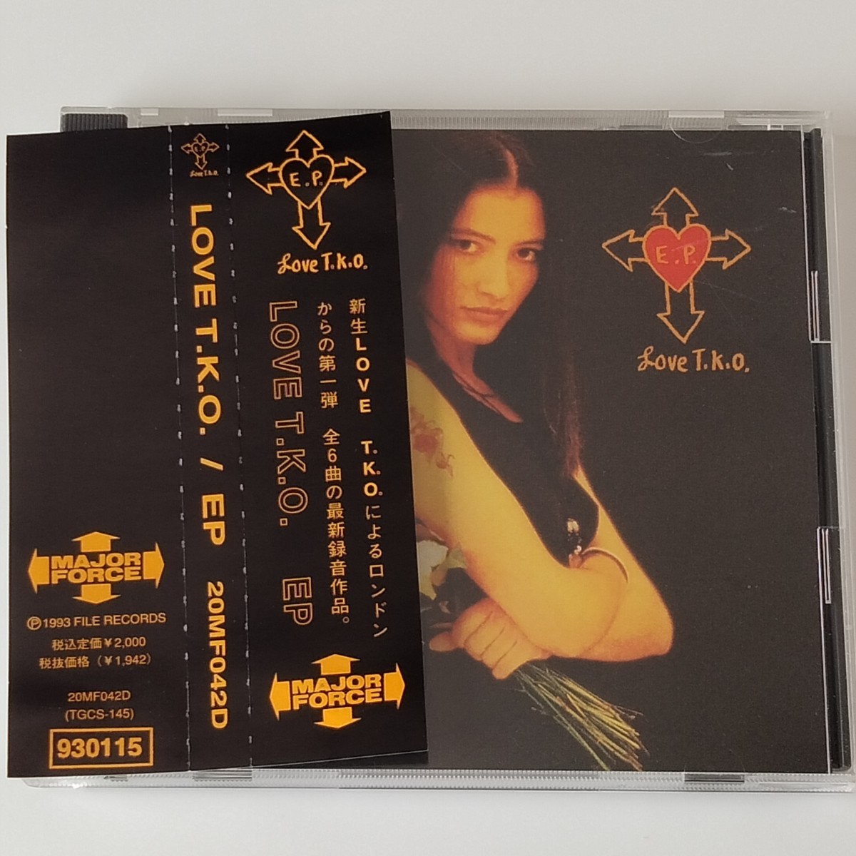 【帯付美盤】LOVE T.K.O./EP(20MF042D)LOVE TKO/MAJOR FORCE/中西俊夫/工藤昌之/1993年/TOSHIO NAKANISHI/K.U.D.O_画像1