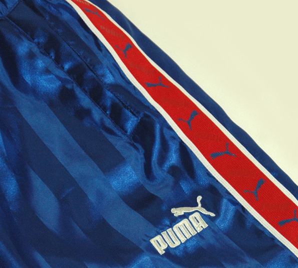 puma( Puma )| reverse side tricot * shadow stripe Junior for Wind breaker top and bottom set -size140- | tube LKVQ