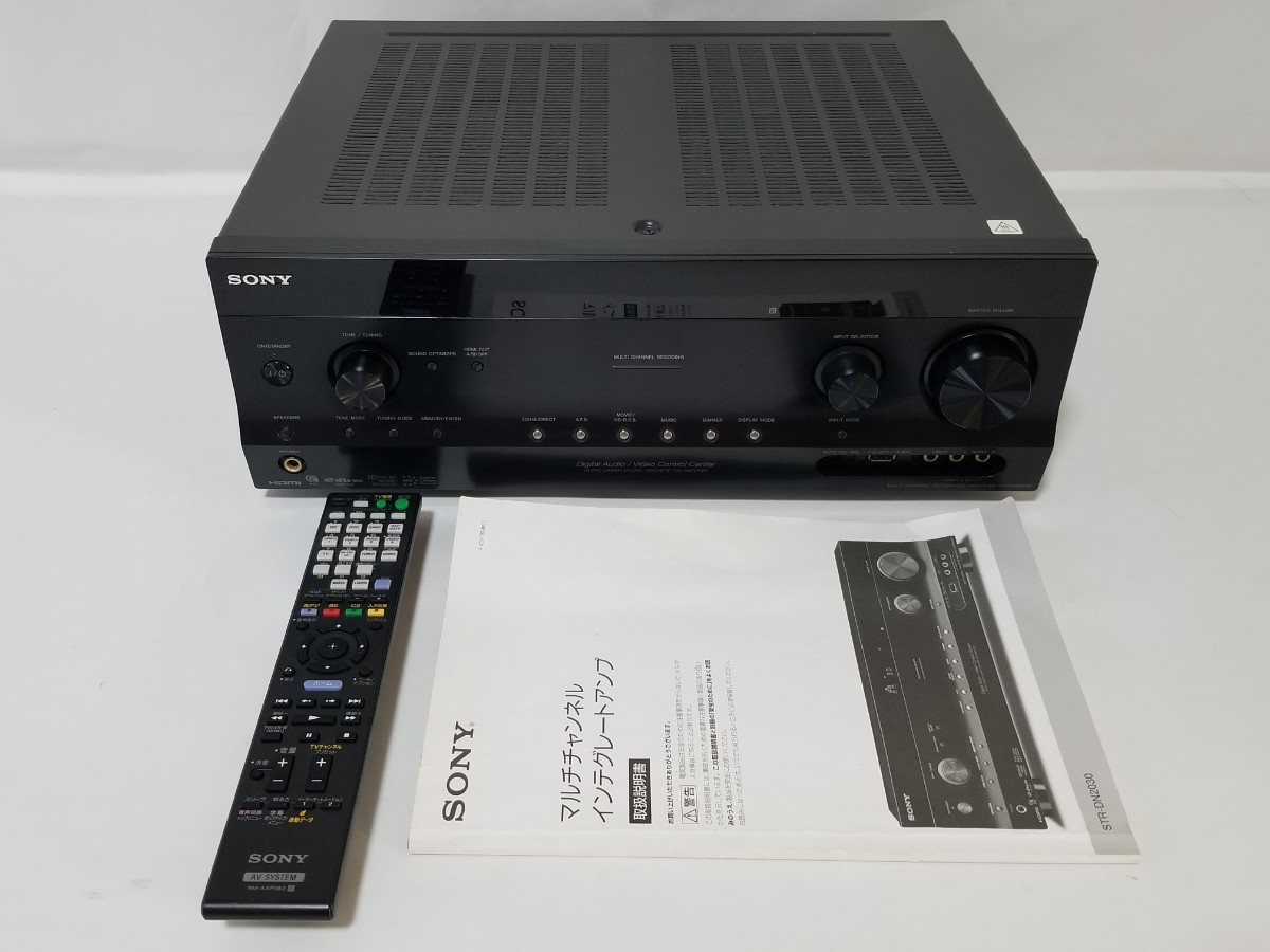  beautiful goods full amount repayment with guarantee SONY Sony multi channel Integrate amplifier STR-DN2030