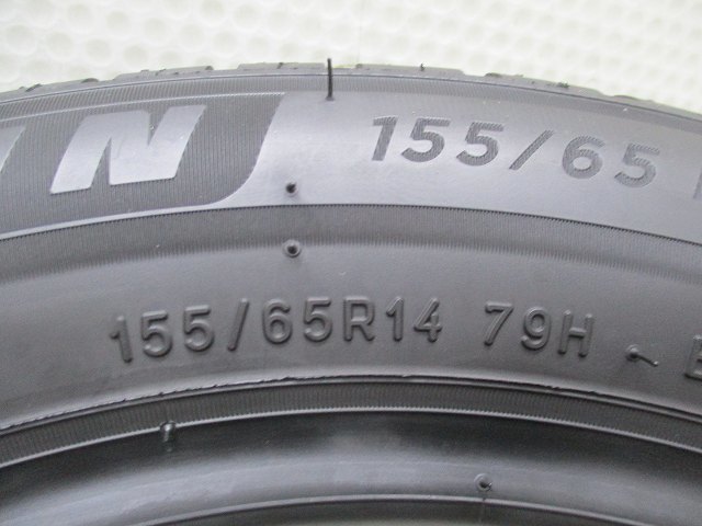 155-65R14 9-8.5分山 ミシュラン エナジーセイバー4 2022年製 中古タイヤ【2本】送料無料(M14-6007）_画像5