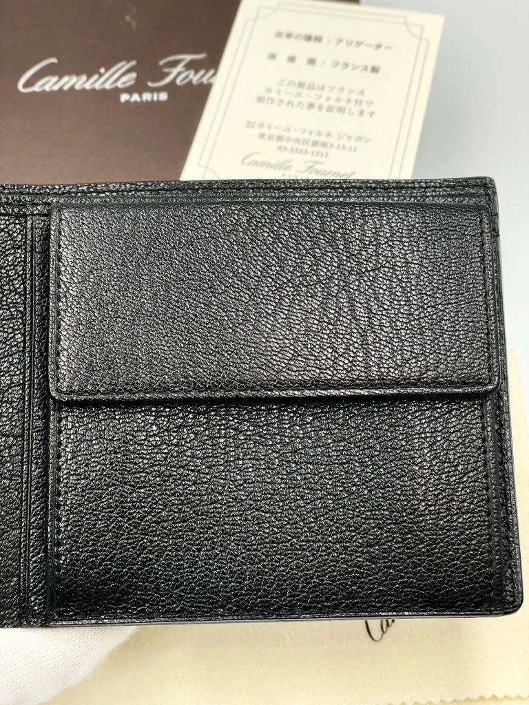新品同様】カミーユフォルネ旧ロゴ二つ折財布 新品同様】カミーユフォルネ旧ロゴ二つ折財布