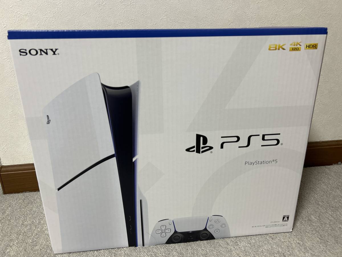 【新品】SONY PlayStation 5 PS5 ディスクドライブ搭載モデル　CFI-2000A01 スリム型 本体 新型