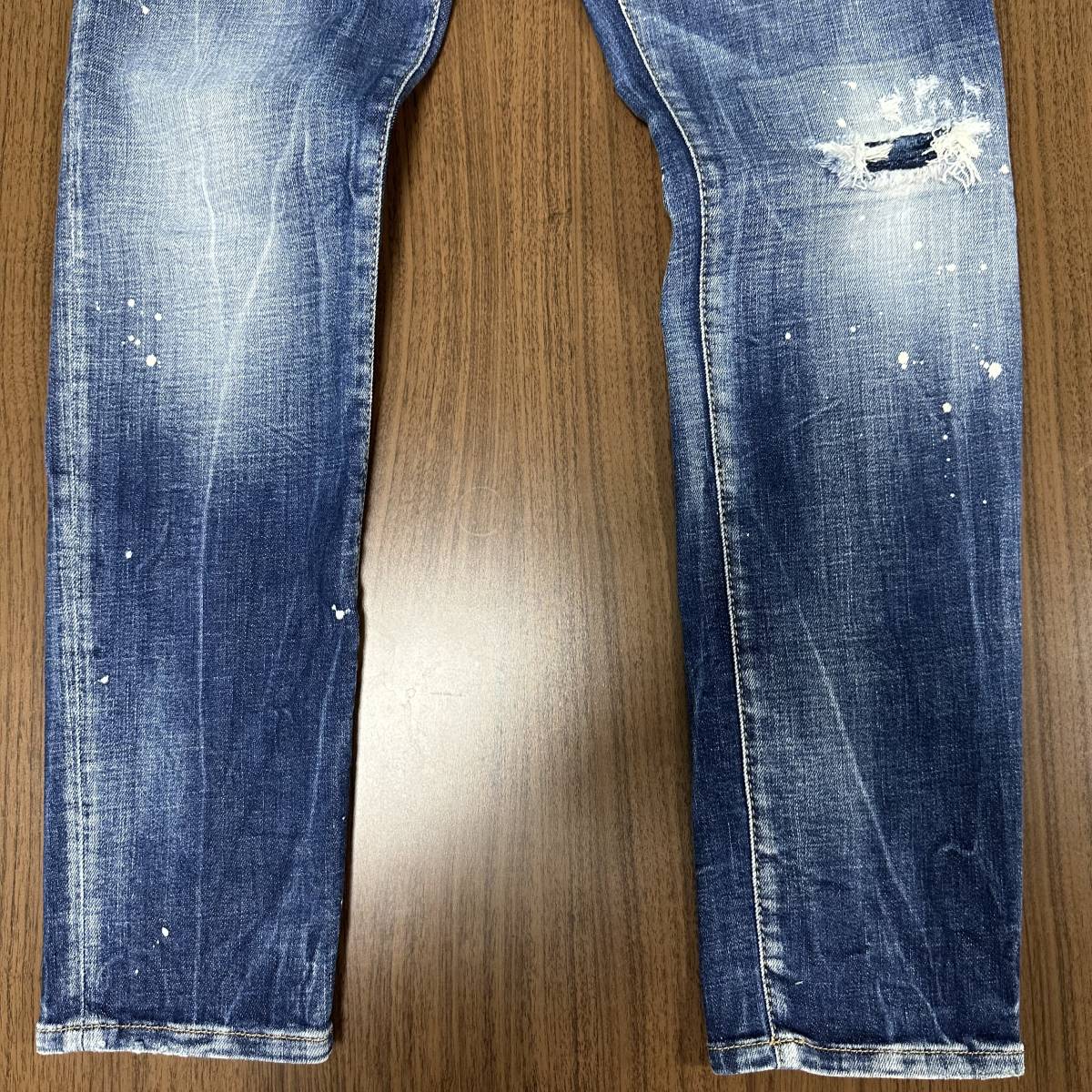 送料無料　美品　ディースクエアード　デニム　DSQUARED2 スケーター　SKATER JEAN サイズ44 110000円_画像3