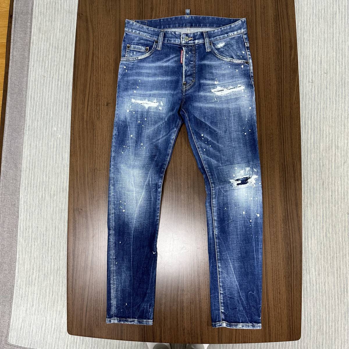 送料無料　美品　ディースクエアード　デニム　DSQUARED2 スケーター　SKATER JEAN サイズ44 110000円_画像1