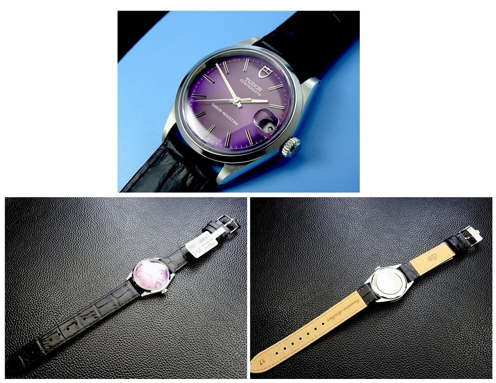 TUDOR チュードル 7961 OYSTERDATE オイスターデイト Steel Purple Dial メンズボイス 手巻き 手巻き(美品、OH済み ) / 31mm_画像4